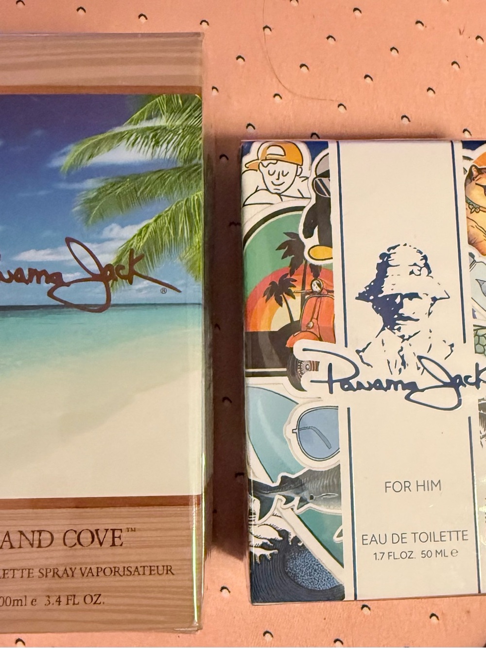 Panama Jack Men Body Wash Packaging with Beach Blue and White Artwork